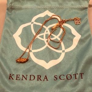 Kendra Scott Necklace in gold Drusy